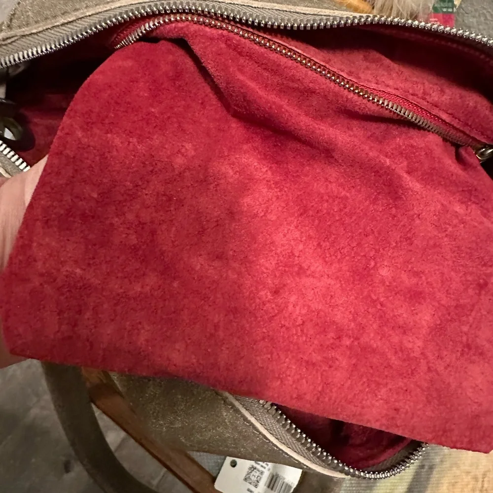 NWT Hammitt Daniel Pewter/Silver Shoulder Bag with EUC Benjamin slim Wallet - Picture 7 of 15